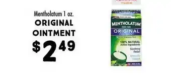 Maceys Original Ointment Mentholatum offer