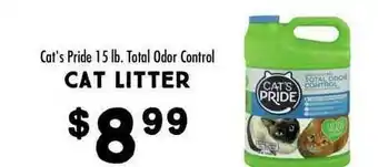 Maceys Cat Litter Cat's Pride Total Odor Control offer