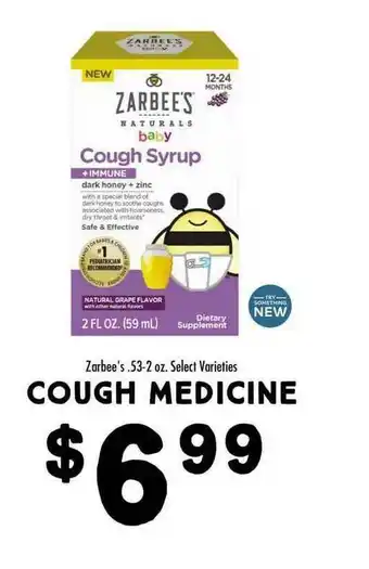Maceys Cough Medecine Zarbees Select Varieties offer