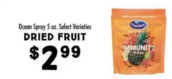 Maceys Dried Fruit Ocean Spray Select Varieties offer