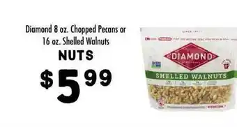 Maceys Nuts Diamond Chopped Pecans Or Shelled Walnuts offer