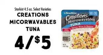 Maceys Creations Micorwavables Tuna Starkist Select Varieties offer