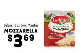 Maceys Mozzarella Galbani Select Varieties offer