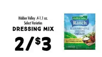 Maceys Dressing Mix Hidden Valley Select Varieties offer