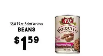 Maceys Beans S&w Select Varieties offer