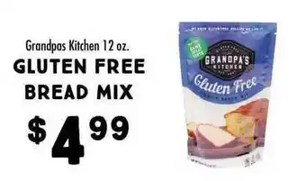 Maceys Gluten Free Bread Mix Grandpas Kitchen offer