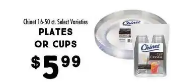 Maceys Plates Or Cups Chinet Select Varieties offer