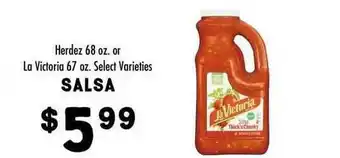 Maceys Salsa Herdez Or La Victoria Select Varieties offer