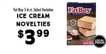 Maceys Ice Cream Novelties Fat Boy Select Varieties offer