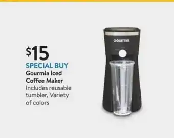 Walmart Gourmia Iced Coffee Maker offer
