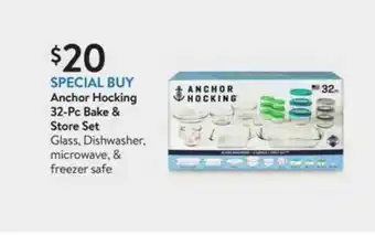 Walmart Anchor Hocking 32-pc Bake & Store Set offer