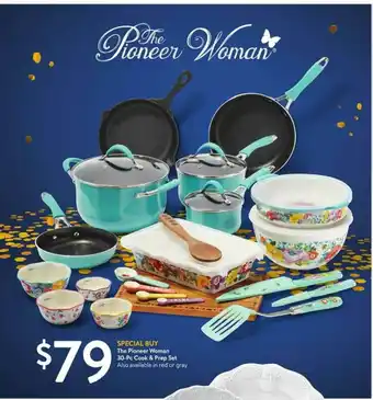Walmart The Pioneer Woman 30-pc Cook & Prep Set offer