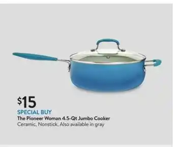 Walmart The Pioneer Woman 4.5-qt Jumbo Cooker offer