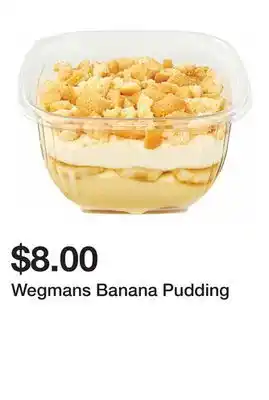 Wegmans Wegmans Banana Pudding offer