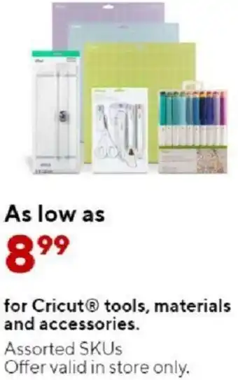 Staples Cricut Tools, Materials And Accessories offer