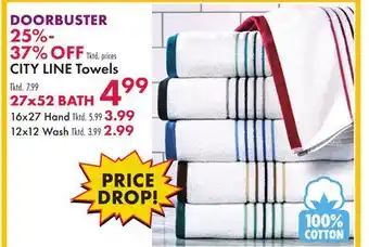 Boscov's CITY LINE Towels offer