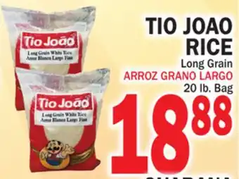 Bravo Supermarkets TIO JOAO RICE offer