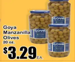 Superior Grocers Goya Manzanilla Manzanilla Olives offer