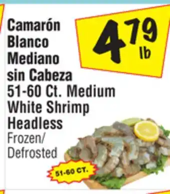 El Super Medium White Shrimp Headless offer