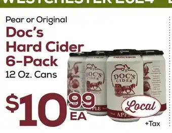 DeCicco & Sons Doc's Hard Cider 6-Pack offer