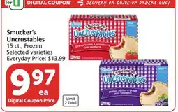 Albertsons Smucker's Uncrustables offer
