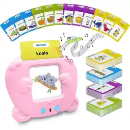 Walmart DAKOMM Toddler Educational Interactive Flash Cards with 224 Sight Word offer