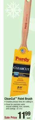 Menards Purdy Clearcut Glide 2 Nylon/Polyester Angle Paint Brush offer