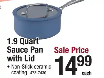 Menards 1.9 Quart Sauce Pan with Lid offer