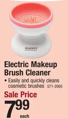 Menards Purify Electric Makeup Brush Cleaner offer