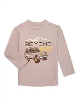 Walmart Wonder Nation Boys Thermal Long Sleeve Graphic T-Shirt, Sizes XS-XXL & Husky offer