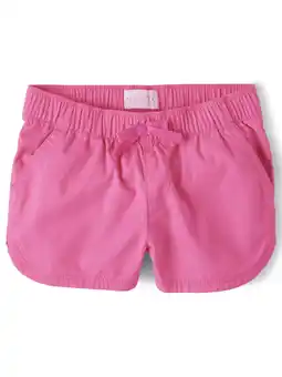 Walmart The Children's Place Girls Twill Pull On Shorts, Sizes 4-16 offer