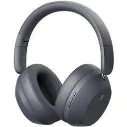 Walmart Baseus Wireless Over-Ear Headphones Bluetooth Foldable Headset, 50H Playtime, Gray offer