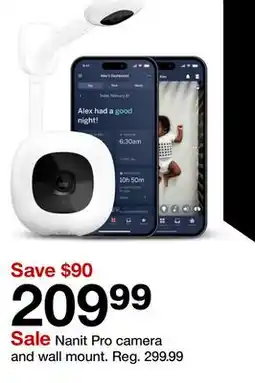 Target Nanit Pro camera and wall mount offer