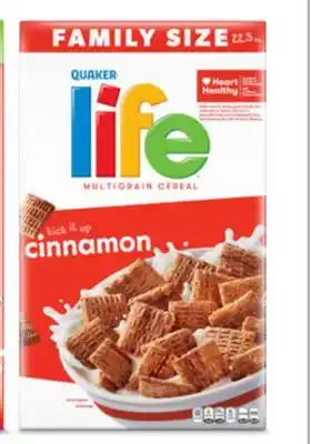 Target Quaker Family-Size Cereal offer