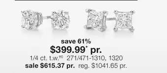 JC Penney 1/4 ct. t.w.Ħ◊ offer