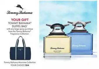 Boscov's Tommy Bahama Maritime Collection offer