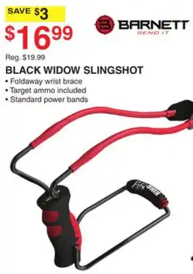 Dunham's Sports BARNETT BLACK WIDOW SLINGSHOT offer