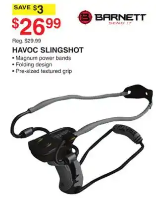 Dunham's Sports HAVOC SLINGSHOT offer