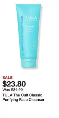 Ulta Beauty TULA The Cult Classic Purifying Face Cleanser offer