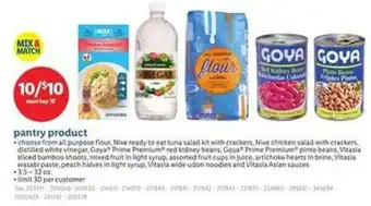 Lidl Pantry product offer