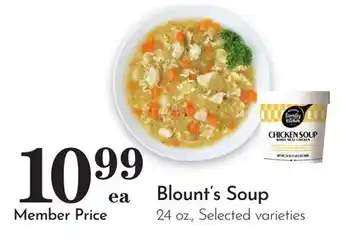 Pavilions Blount's Soup offer