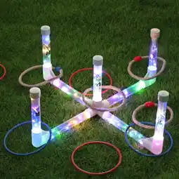 Walmart OTTARO Outdoor Easy to Set Up LED Ring Toss Game offer