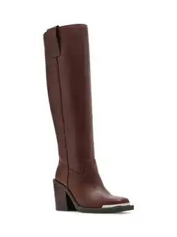 Walmart Madden Girl Women's Dollee Tall Western Boots with Toe Detail (Wide Calf Available) offer