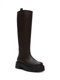 Walmart Madden Girl Women's Crowww Platform Lug Sole Knee High Boots (Wide Calf Available) offer