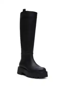 Walmart Madden Girl Women's Crowww Platform Lug Sole Knee High Boots (Wide Calf Available) offer