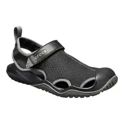 Walmart Crocs Men's Swiftwater Mesh Deck Sandals offer