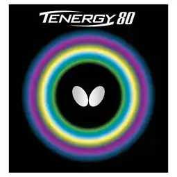 Walmart Butterfly Tenergy 80 Table Tennis Rubber, 1.9 mm, Black offer