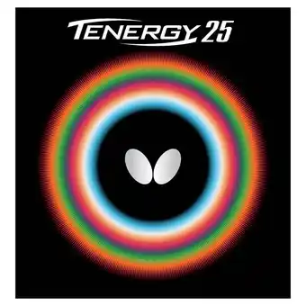 Walmart Butterfly Tenergy 25 Table Tennis Rubber, 1.9 mm, Red offer