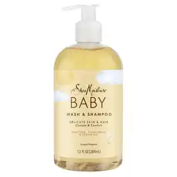 Walmart SheaMoisture Baby Wash & Shampoo with Raw Shea, Chamomile and Argan Oil, 13 oz offer