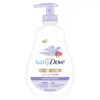 Walmart Baby Dove Sensitive Calming Moisture Newborn Liquid Body Wash Hypoallergenic Chamomile, 13 oz offer